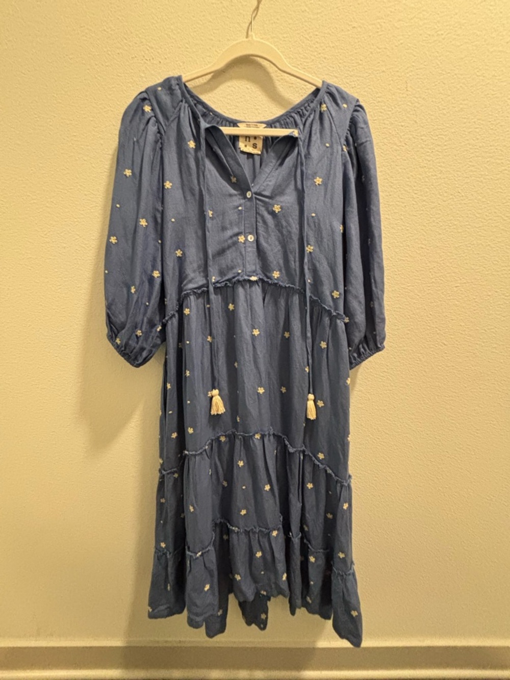 Harper Sage Secret Garden Dress in Colbalt, size M - Picture 5 of 11